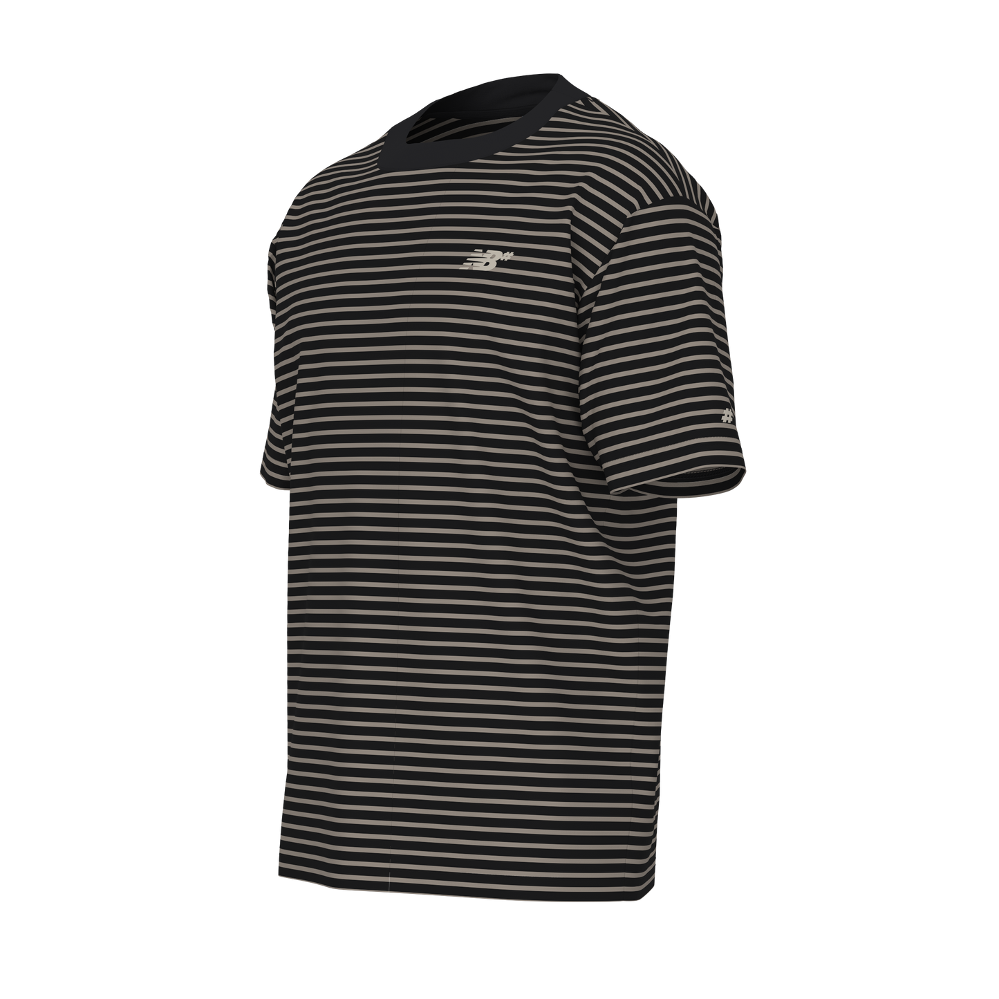 New Balance Numeric Thin Stripe T-Shirt - Black