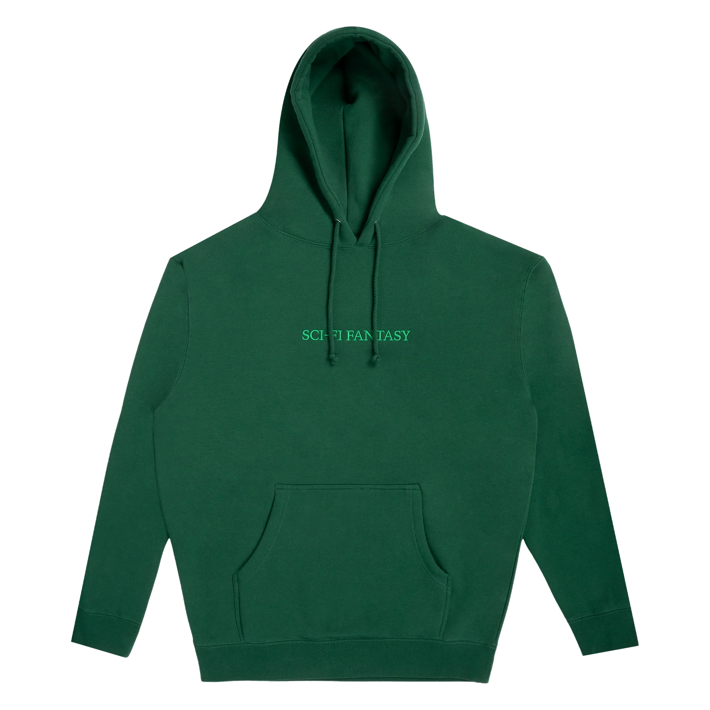 Sci-Fi Fantasy Logo Hood - Dark Green