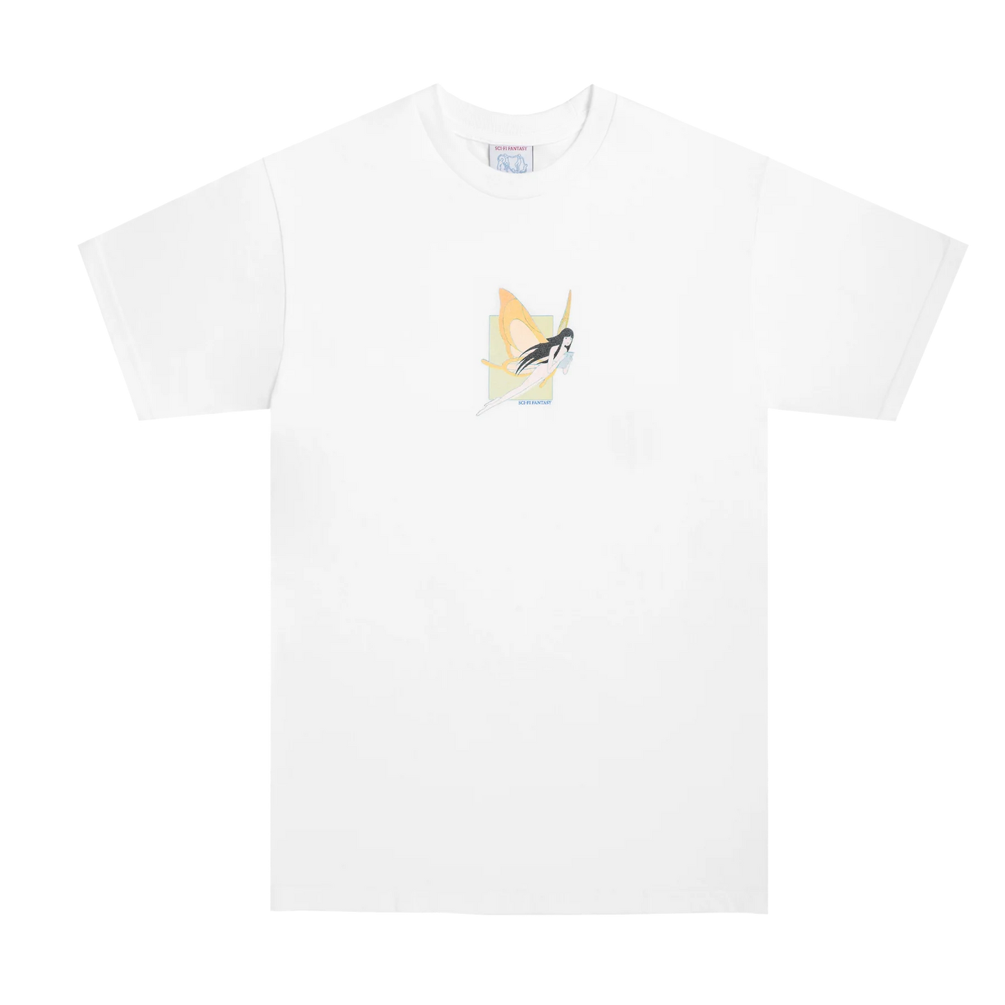 Sci-Fi Fantasy Moth Girl Tee - White