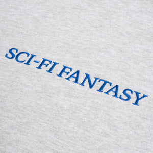 Sci-Fi Fantasy Logo Hood - Heather Grey