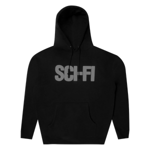 Sci-Fi Fantasy Big Logo Hood - Black