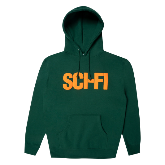 Sci-Fi Fantasy Big Logo Hood - Forest