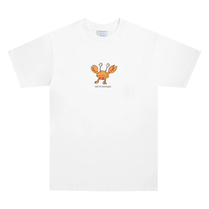 Sci-Fi Fantasy Crab Tee - White