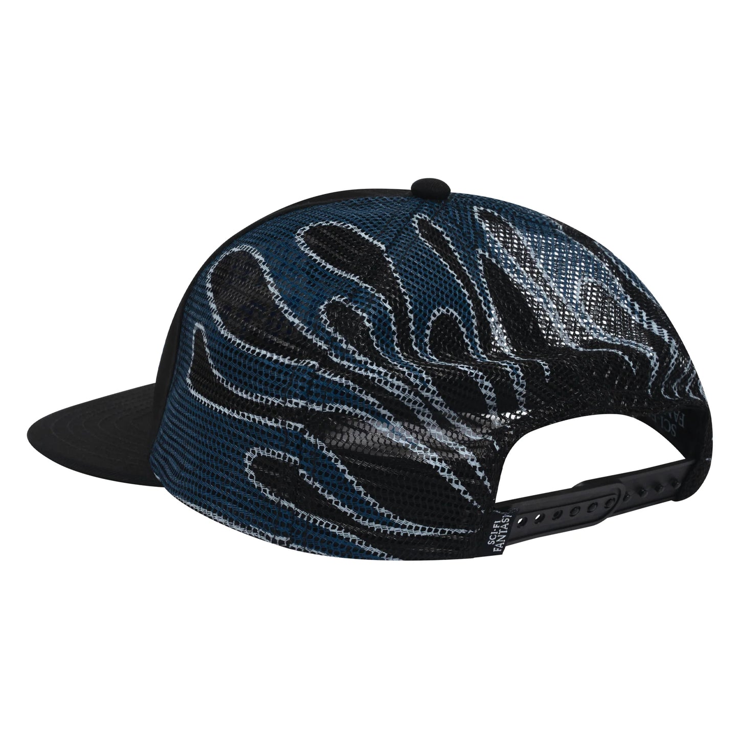 Sci-Fi Fantasy Biker Logo Hat - Black