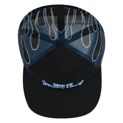 Sci-Fi Fantasy Biker Logo Hat - Black