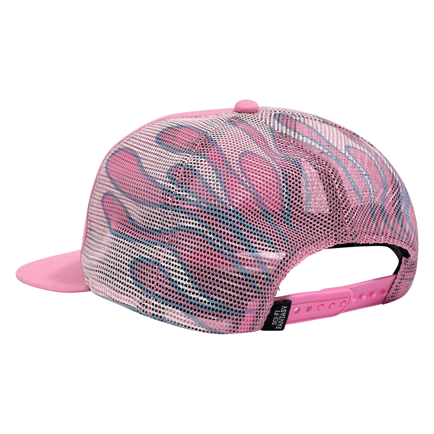 Sci-Fi Fantasy Biker Logo Hat - Pink