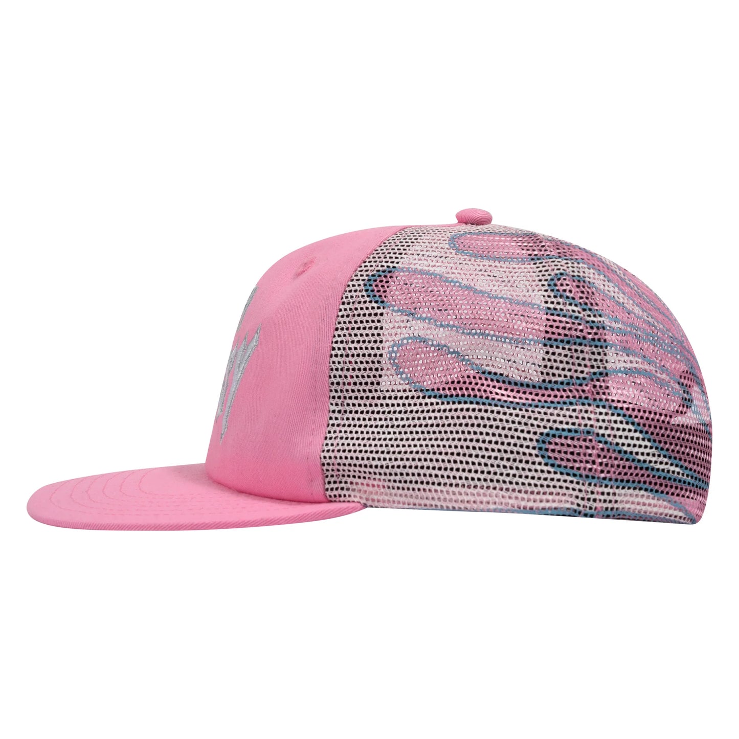 Sci-Fi Fantasy Biker Logo Hat - Pink