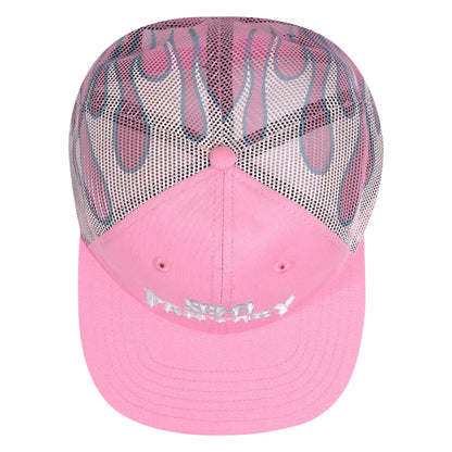 Sci-Fi Fantasy Biker Logo Hat - Pink