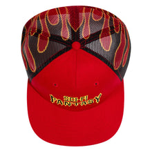 Load image into Gallery viewer, Sci-Fi Fantasy Biker Logo Hat - Red