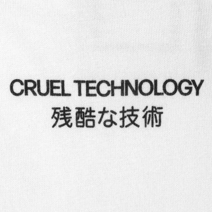 Sci-Fi Fantasy Cruel Technology Tee - White