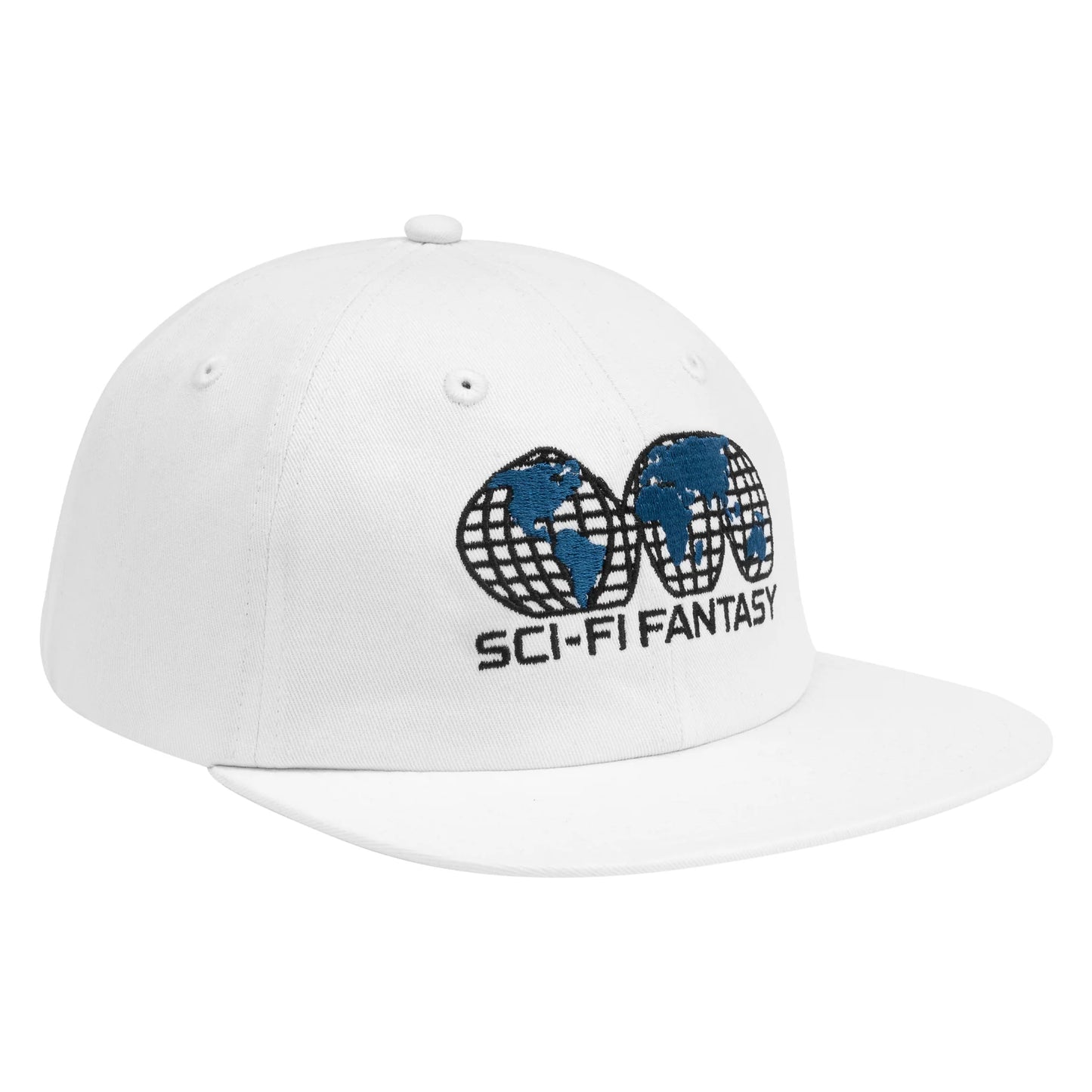 Sci-Fi Fantasy Global Hat - White