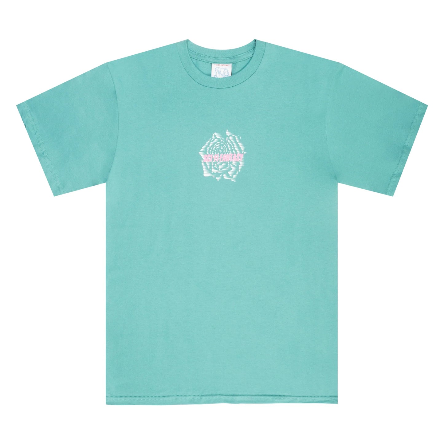 Sci-Fi Fantasy Rose Tee - Seafoam