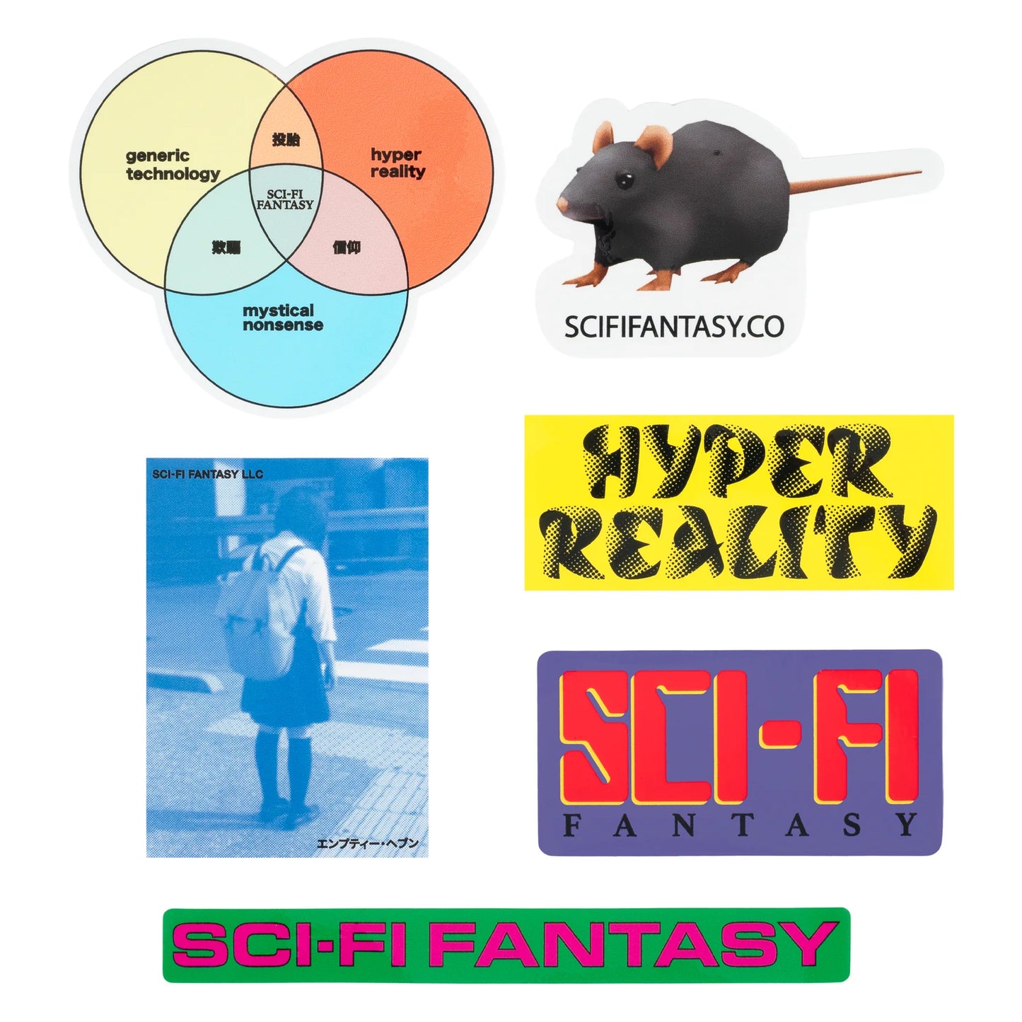 Sci-Fi Fantasy W24 Sticker Pack