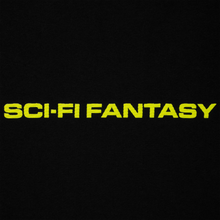 Load image into Gallery viewer, Sci-Fi Fantasy Textured Logo Tee - Black