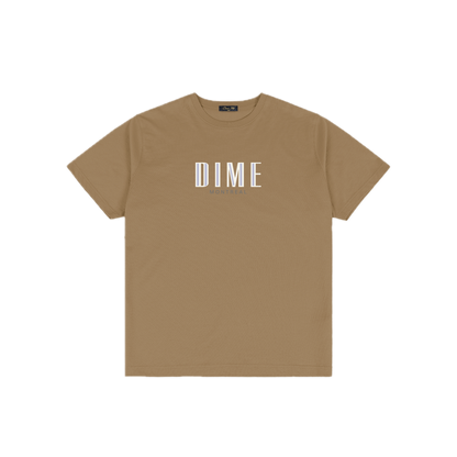 Dime Blocks Tee - Tan