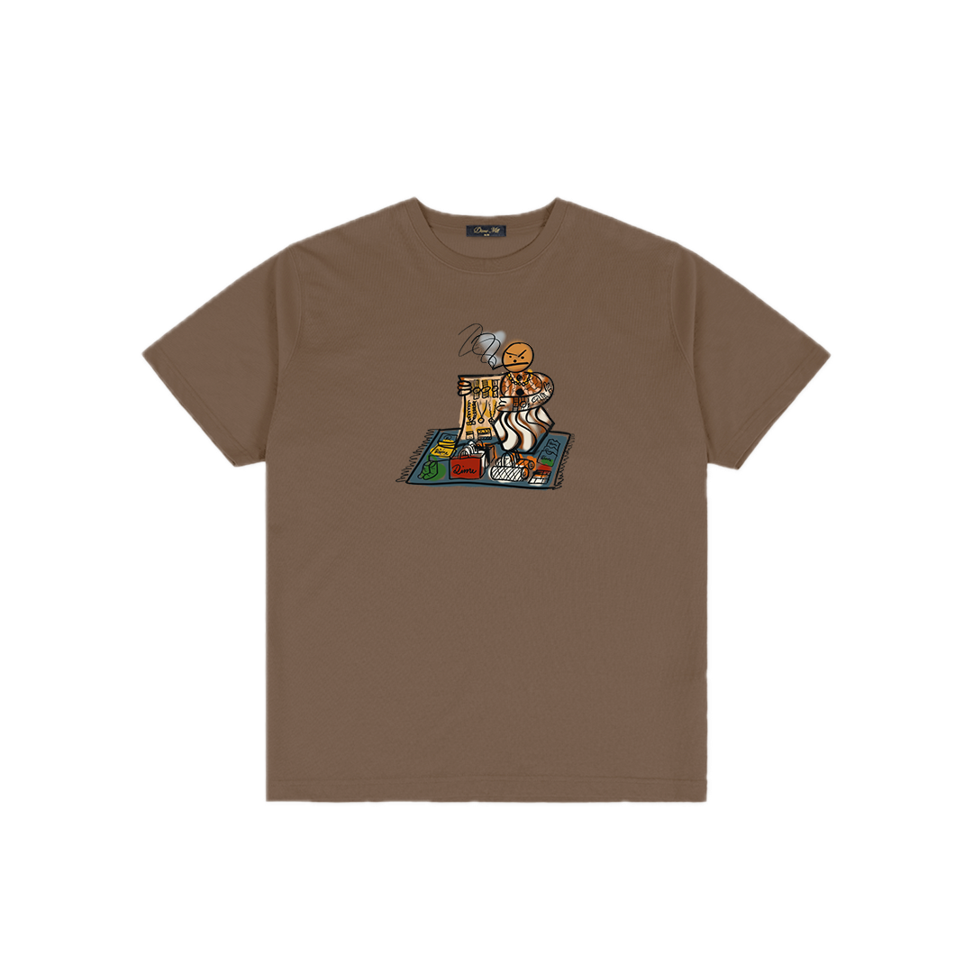 Dime Snackman Dealer Tee - Chocolate