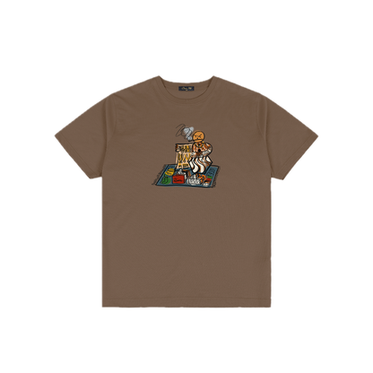 Dime Snackman Dealer Tee - Chocolate