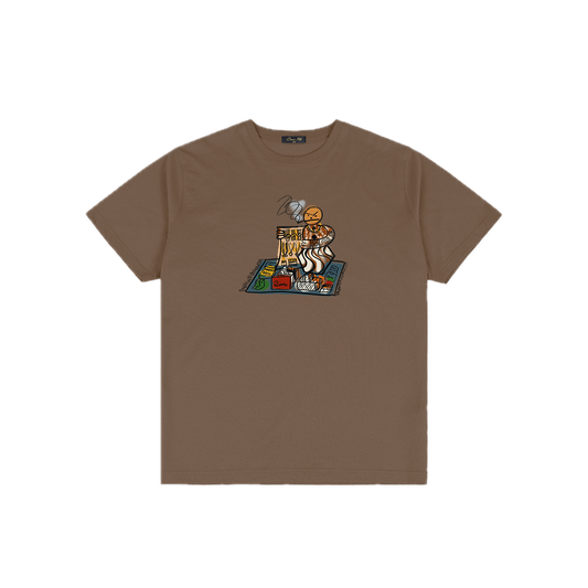 Dime Snackman Dealer Tee - Chocolate