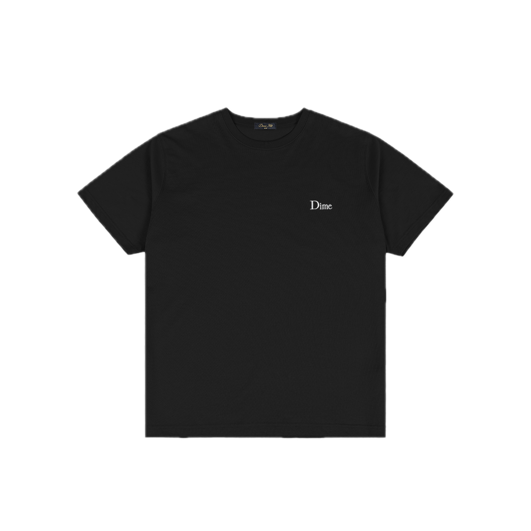 Dime Classic Small Logo Tee - Black
