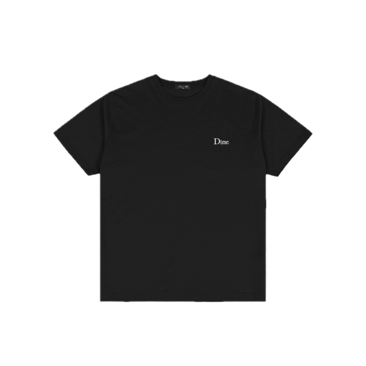 Dime Classic Small Logo Tee - Black