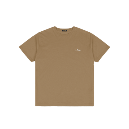 Dime Classic Small Logo Tee - Tan