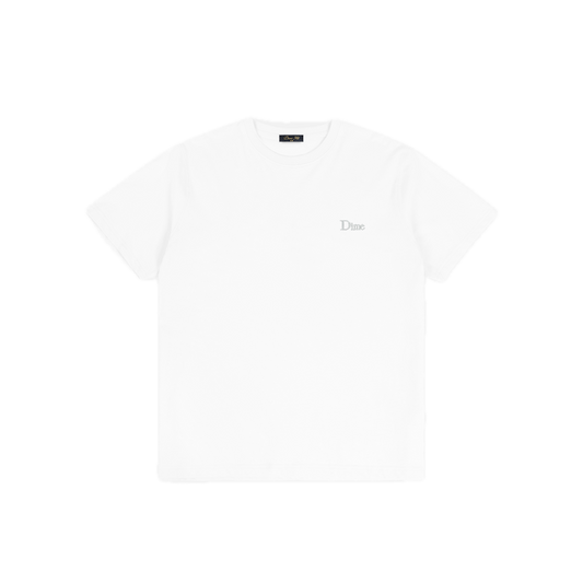 Dime Classic Small Logo Tee - White