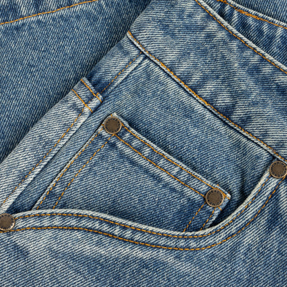 Dime Carpenter Denim Shorts - Sandblasted Indigo