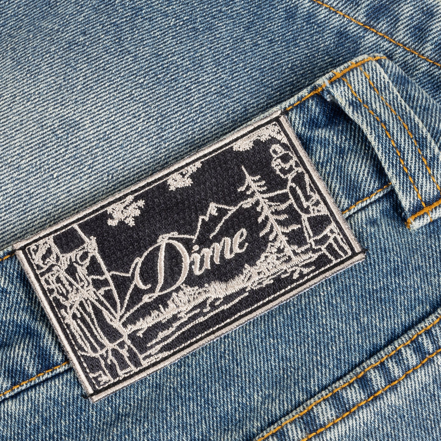 Dime Carpenter Denim Shorts - Sandblasted Indigo
