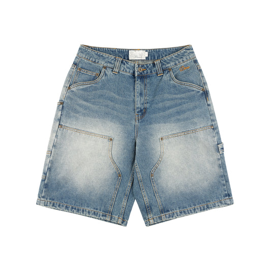 Dime Carpenter Denim Shorts - Sandblasted Indigo