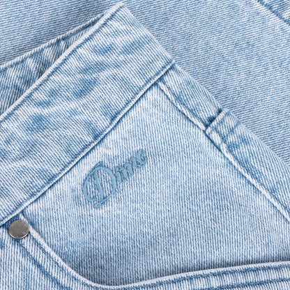 Dime Classic Denim Shorts - Blue Washed