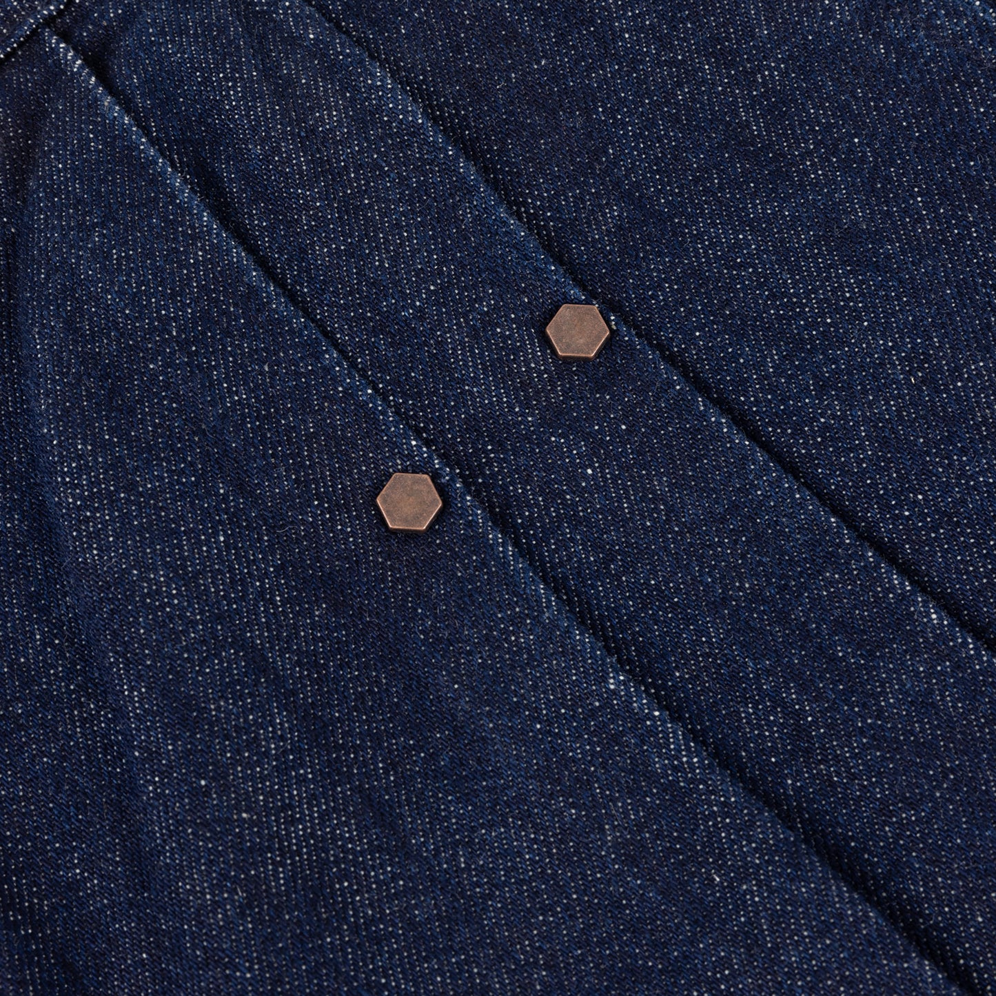 Dime Pleated Baggy Denim Shorts - Indigo