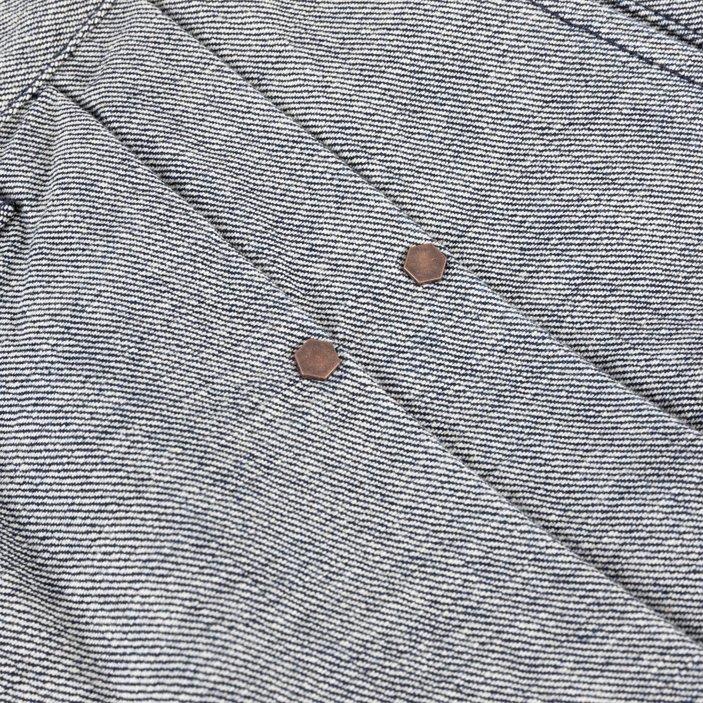 Dime Pleated Baggy Denim Shorts - Reversed Indigo
