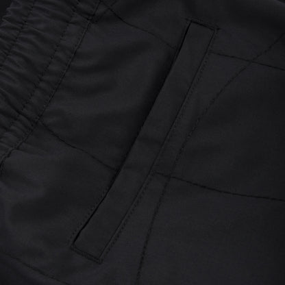 Dime Wave Quilted Shorts - Black