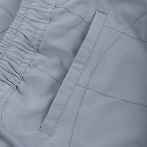 Dime Wave Quilted Shorts - Cloud Blue