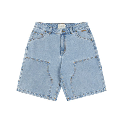 Dime Carpenter Denim Shorts - Blue Washed