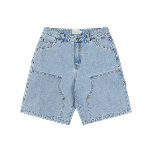 Dime Carpenter Denim Shorts - Blue Washed