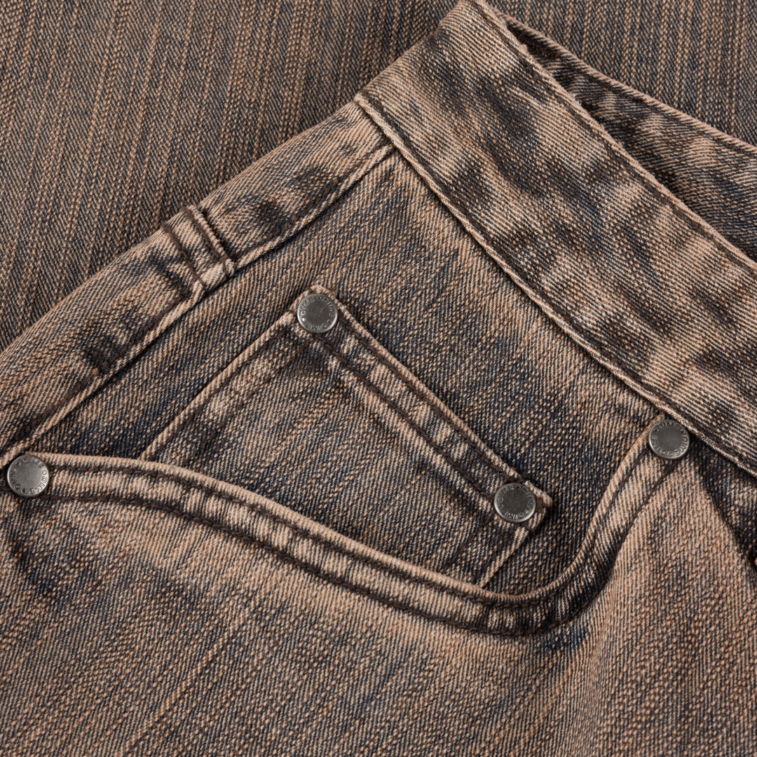 Dime Classic Denim Shorts - Premium Brown