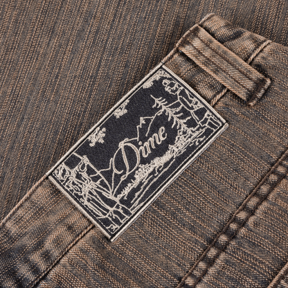 Dime Classic Denim Shorts - Premium Brown