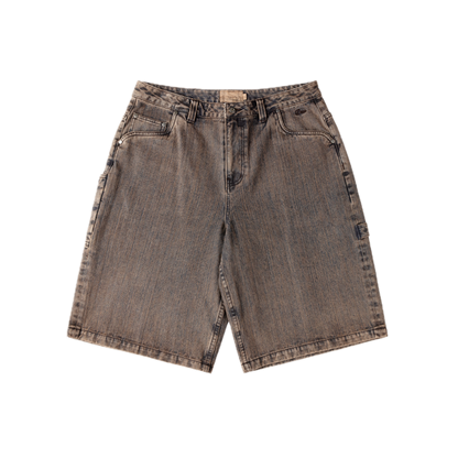 Dime Classic Denim Shorts - Premium Brown