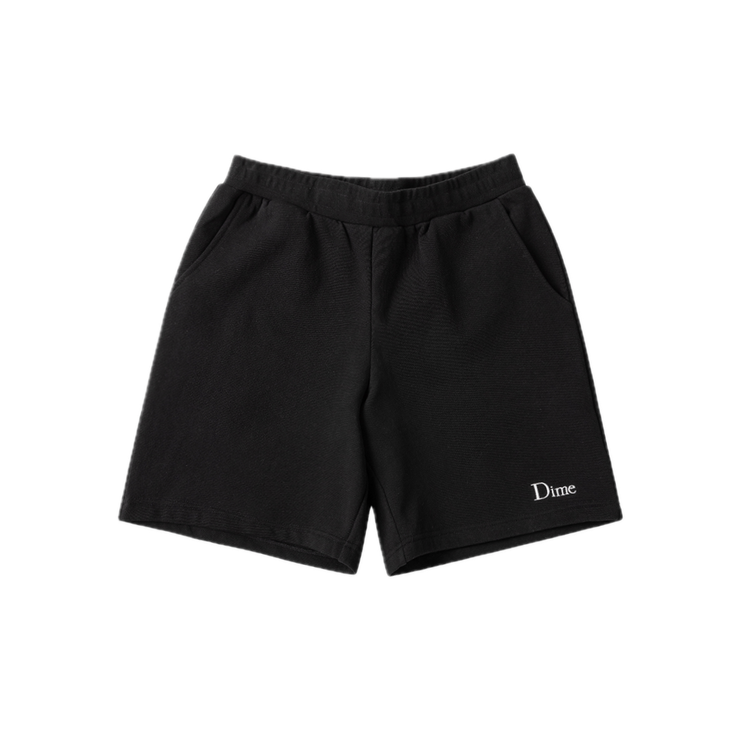 Dime Classic Small Logo Sweatshorts - Black