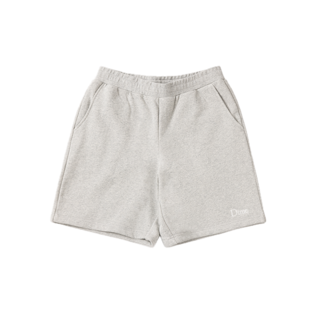 Dime Classic Small Logo Sweatshorts - Heather Gray