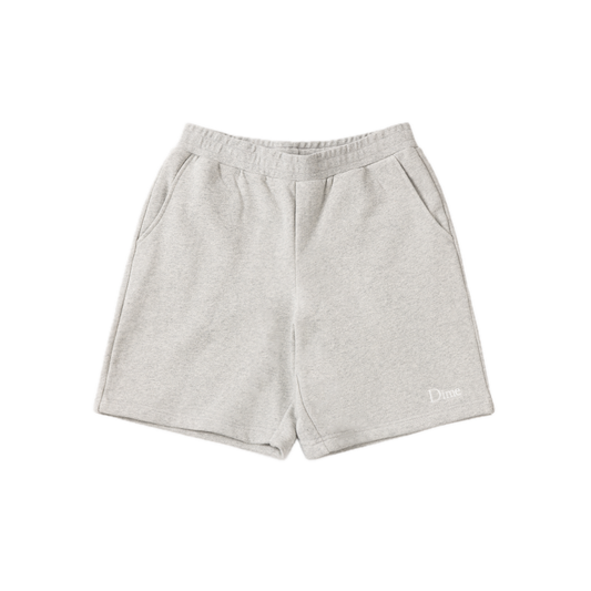 Dime Classic Small Logo Sweatshorts - Heather Gray