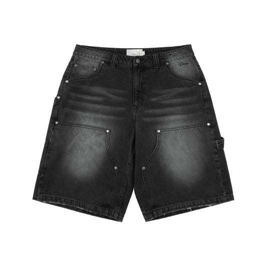 Dime Carpenter Denim Shorts - Sandblasted Black