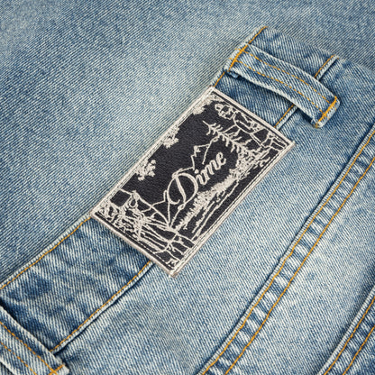 Dime Classic Denim Shorts - Sandblasted Indigo