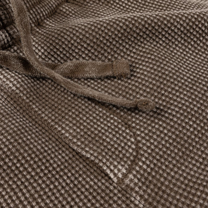 Dime Fighter Waffle Shorts - Brown Washed