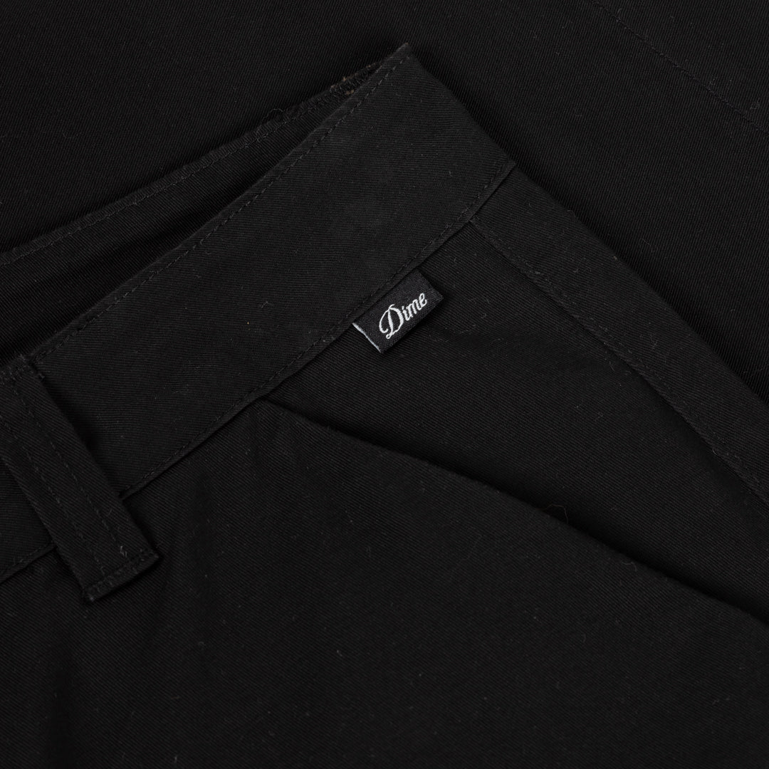 Dime Baggy Chino Shorts - Black