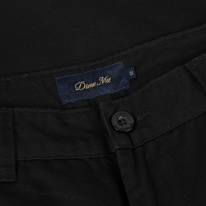 Dime Baggy Chino Shorts - Black
