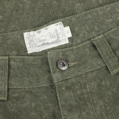 Dime Classic Denim Shorts - Electric Green