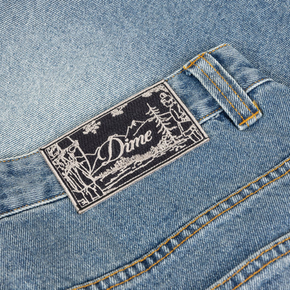Dime Classic Denim Shorts - Sandblasted Indigo