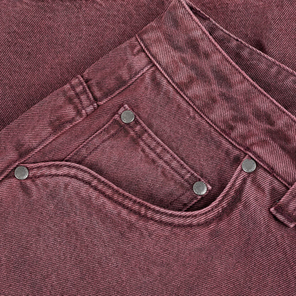 Dime Classic Denim Shorts - Wine Washed